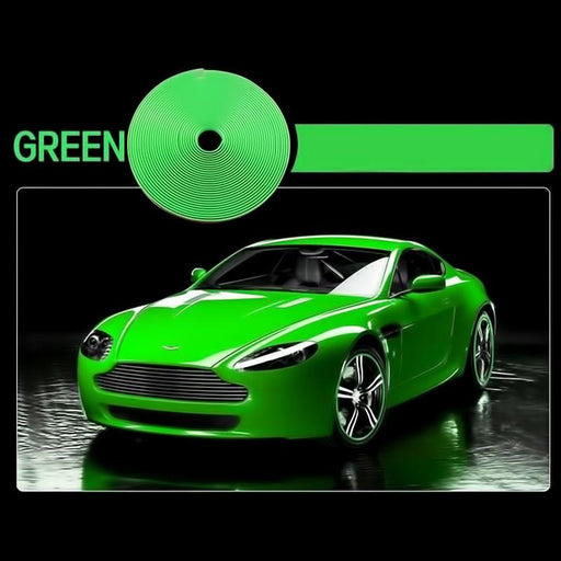 Διακοσμητική 3D αυτοκόλλητη ταινία για τις ζάντες 8m - Πράσινο GL-52249 - afasia.gr