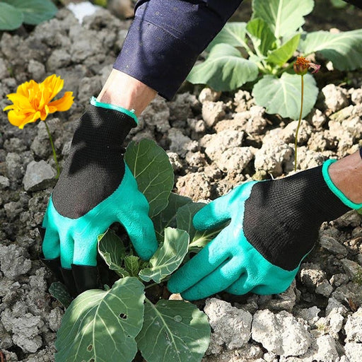 Γάντια κηπουρικής με "νύχια" για σκάψιμο - Garden Genie Gloves GL-48840 - afasia.gr
