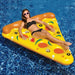 Φουσκωτό στρώμα θαλάσσης Pizza 180x120cm GL-53055 - afasia.gr