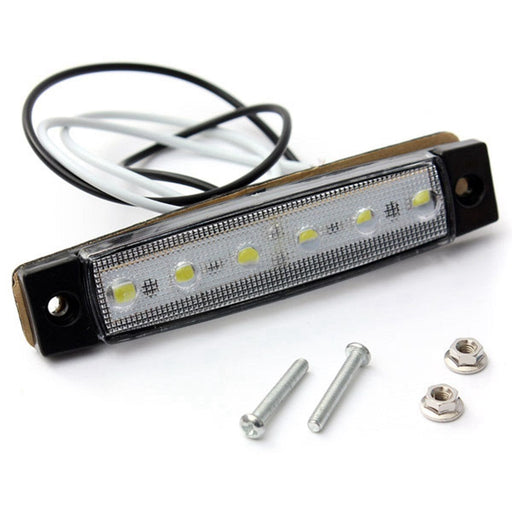 Φως όγκου LED με 6 SMD/DC12-24V για αυτοκίνητα και φορτηγά - Λευκό GL-53402 - afasia.gr