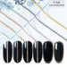 Διακοσμητικές αλυσίδες για νύχια - 3 συσκευασίες 18 μεγεθών - Μεταλλιζέ GL-54522 - afasia.gr