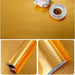 Αυτοκόλλητο φιλμ αλουμινίου για την προστασία ραφιών, ντουλαπιών και πάγκου κουζίνας 2m -Χρυσό GL-55319 - afasia.gr