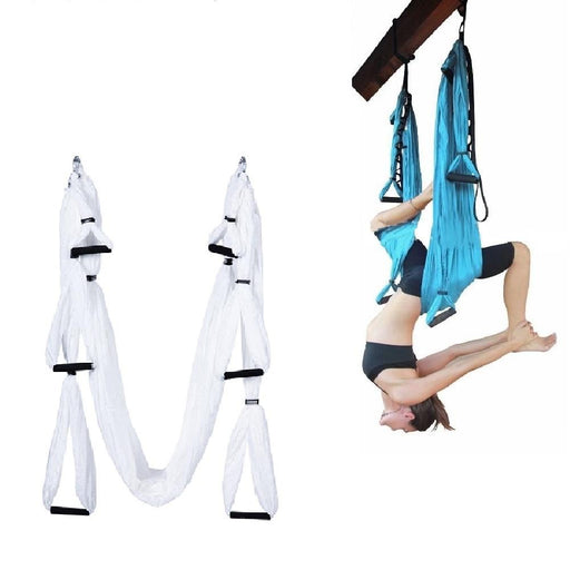 Aerial swing με λαβές για yoga και pilates - Λευκό GL-52675 - afasia.gr