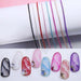 Διακοσμητικές αλυσίδες για νύχια - 3 συσκευασίες 18 χρωμάτων GL-54524 - afasia.gr