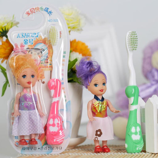 Παιδική Οδοντόβουρτσα με δώρο κούκλα GL-52337 - afasia.gr