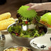 Πλαστική λαβίδα σερβιρίσματος φαγητού - Πράσινο GL-54462 - afasia.gr