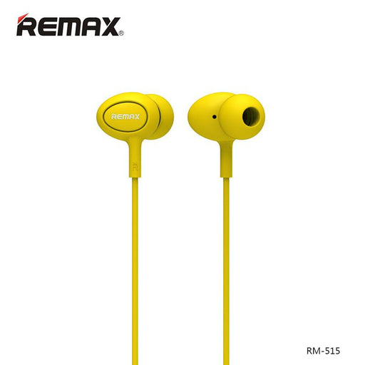 Ακουστικά Remax 515 με μικρόφωνο - Κίτρινο GL-25575 - afasia.gr