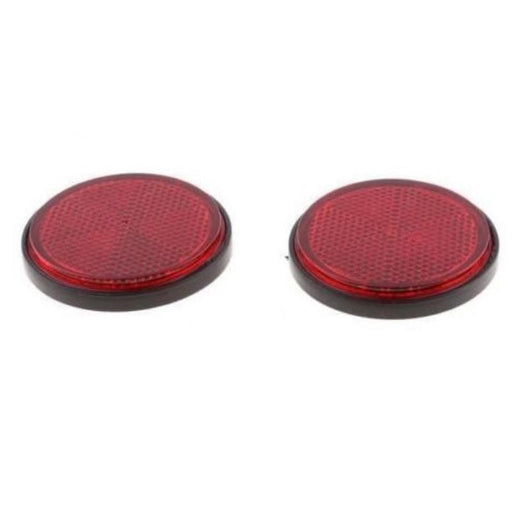 Σετ ανακλαστήρες κόκκινοι στρογγυλοί με αυτοκόλλητο GL-54224 - afasia.gr